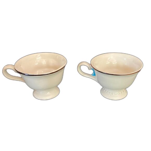 VTG Baileys Irish Cream YUM Mugs His & Hers Winking Face 2 Pc Cup Set 4” - Picture 2 of 4